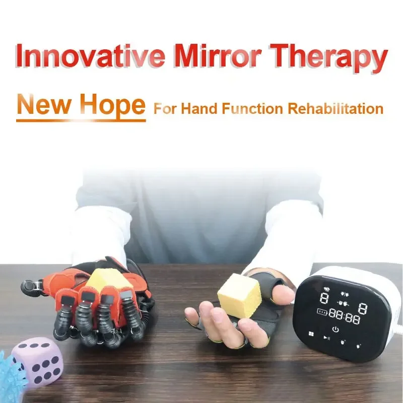 English C11 Intelligent Hemiplegia Finger Neuro Rehabilitation Trainer Robot Devices Home Rehabilitation Robot Gloves