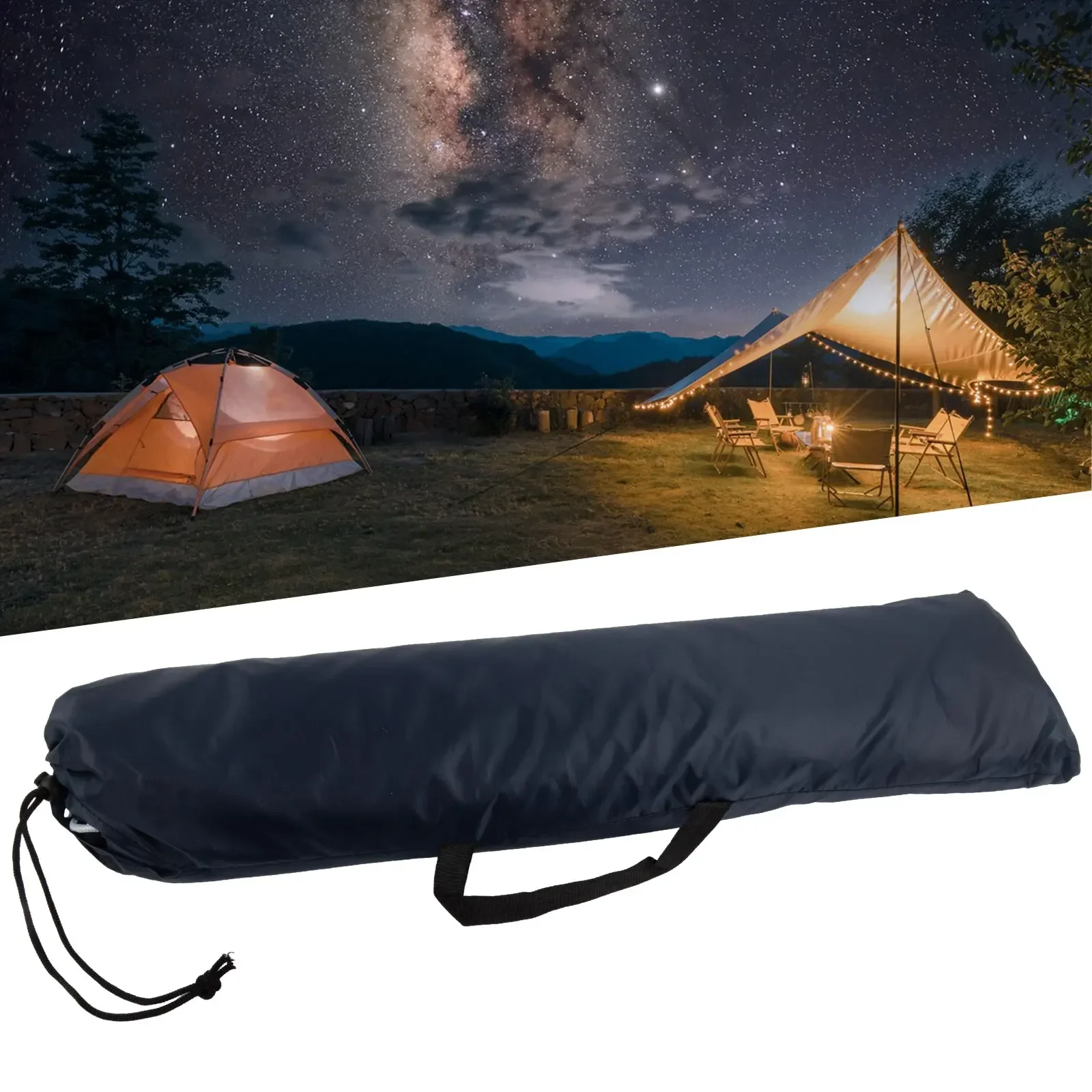 

Ultralight 2-Person Dome Tent With Fiberglass Poles & Rain Fly Easy Setup Dual-Layer Camping Shelter Hiking Fishing Beach Trips