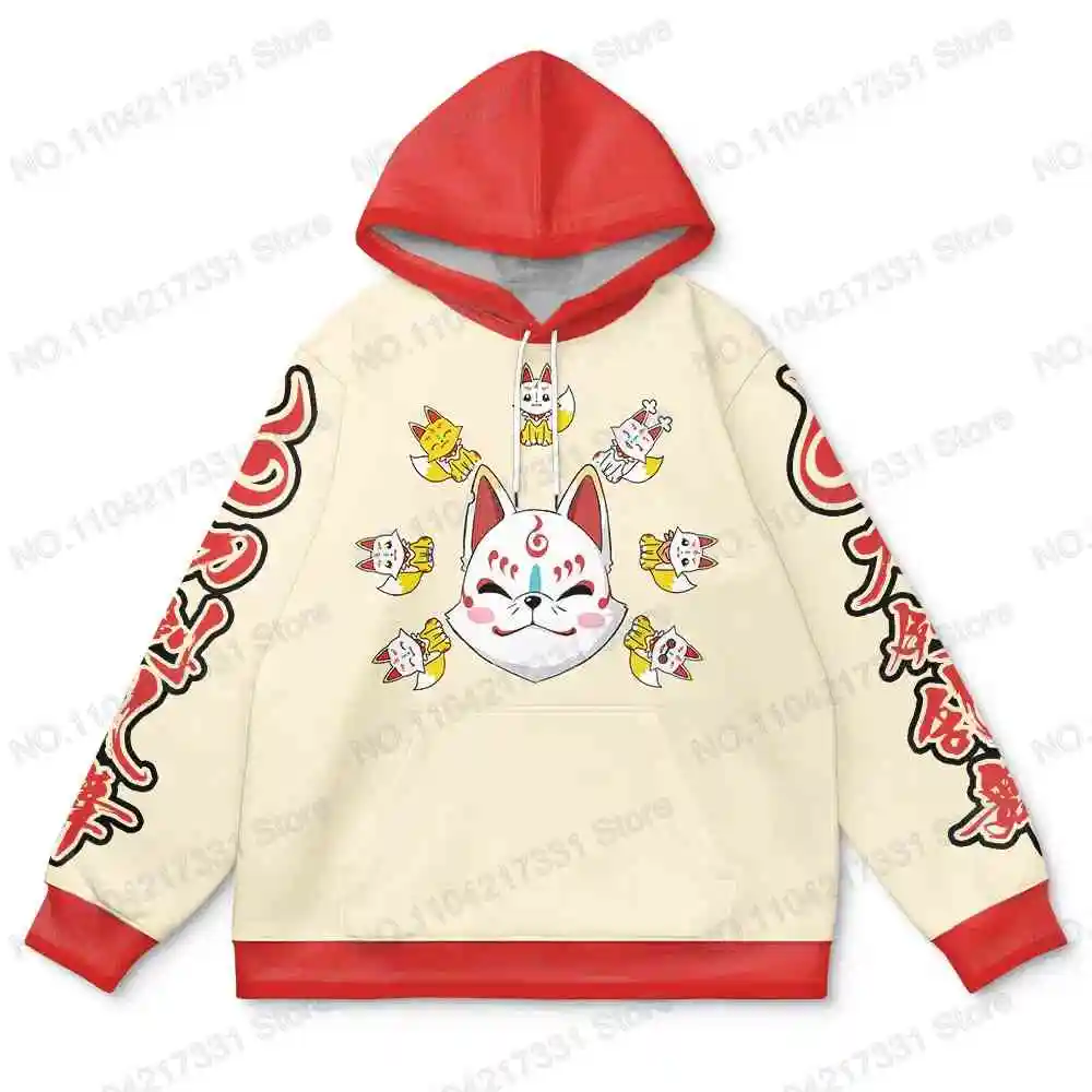 Tracksuit Touken Ranbu Hip Hop Fashion Streetwear Y2K Harajuku Pop Anime Print Hoodie Men's Punk Casual Colorful Sweatshirt