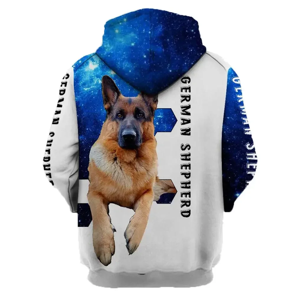 Unisex 3D Graphic Hoodies Sweatshirts Animals Dog Art German Shepherd Dog Hoodie Men/Women Casual Streetwear Sweatshirt Pullover