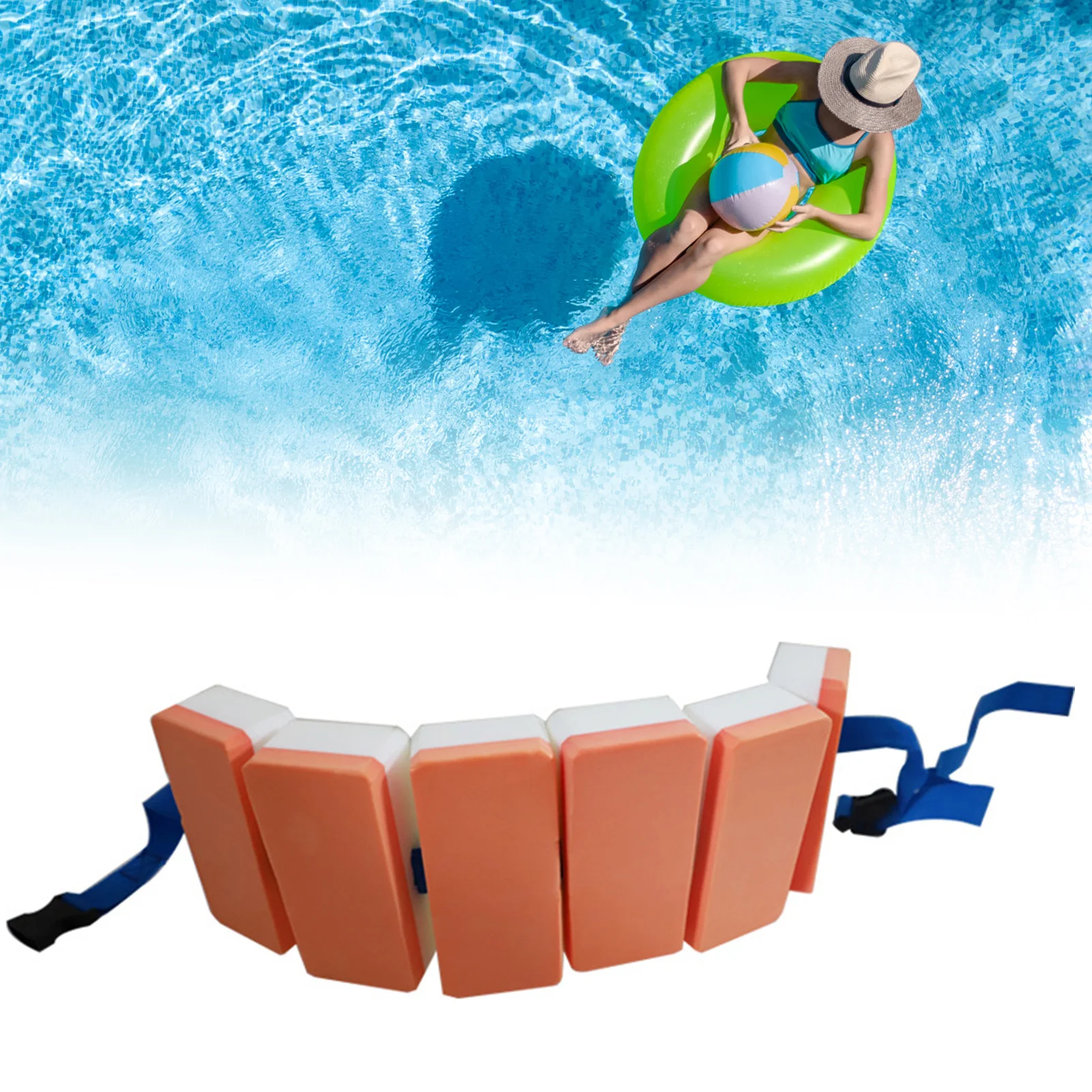 Safety Swimming Accessories EVA Floating Belt Comfortable Lightweight Swim Back Float Perfect Summer Gifts for Girls & Boys