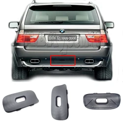 Fit 99-06 BMW X5 E53/LCI 3.0d 3.0i 4.4i 4.6is 4.8is SAV Rear Tow Cover Bumper CAP