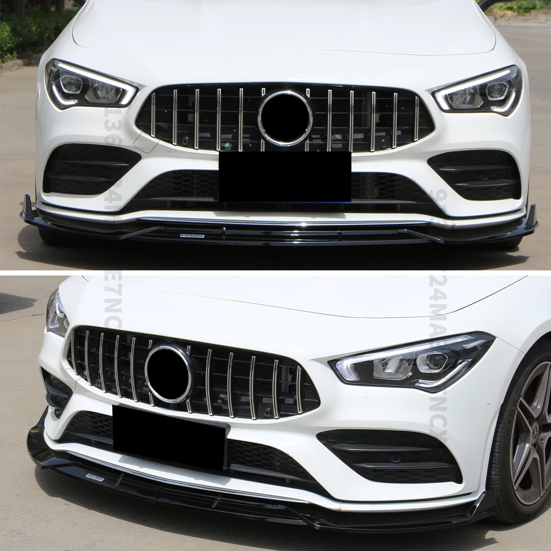 Protector Front Bumper Lip Chin Tuning Splitter Diffuser For Mercedes Benz CLA Like C118 2023 2022 2021 2020 W118 220 260 200