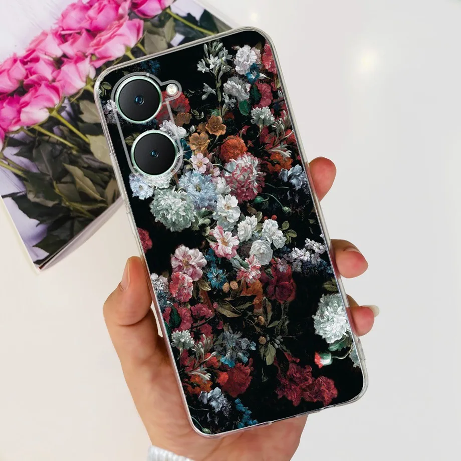 For Realme 10 4G 10 Pro+ Clear Soft TPU Silicone Phone Back Cover For Realme 10 Pro Plus 10Pro Funda Cool Dragon Cat Capa Bumper