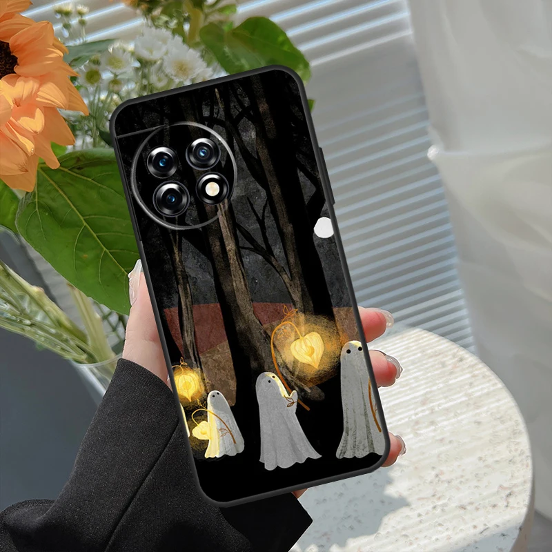 هناك حافظة شبح لهاتف OnePlus 10 Pro 13 12 11 13s 13R 12R 10T 8T Nord CE 2 3 4 Lite N20 N30 Nord 5