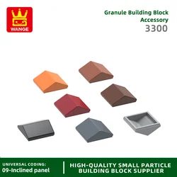 Wange 156Pcs/Lot 3300 Slope 45 2x2 Double Building Blocks Moc Accessories Compatible with Brick DIY Children Toys Gift Box