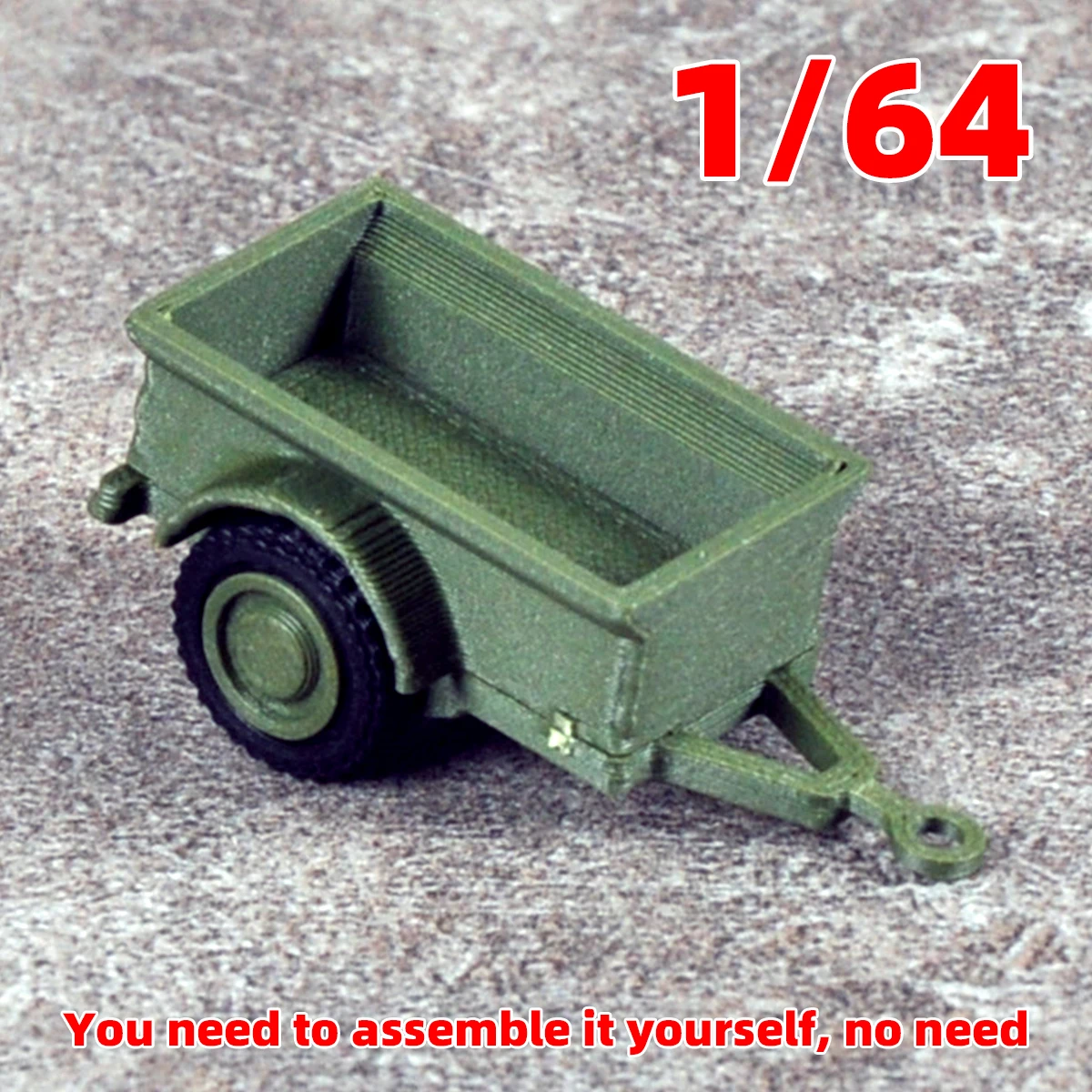 Montage-Set Statisches Plastikmodell-Kit Mehrzweck-Auto SUV Geländewagen Auto-Artillerie 1/64 – Detail 8