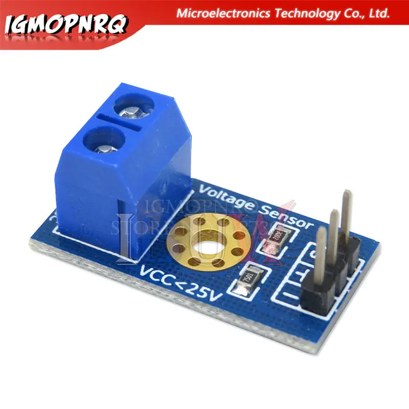 DC 0-25V Standard Voltage Sensor Module Test Electronic Bricks Smart Robot for arduino Diy Kit