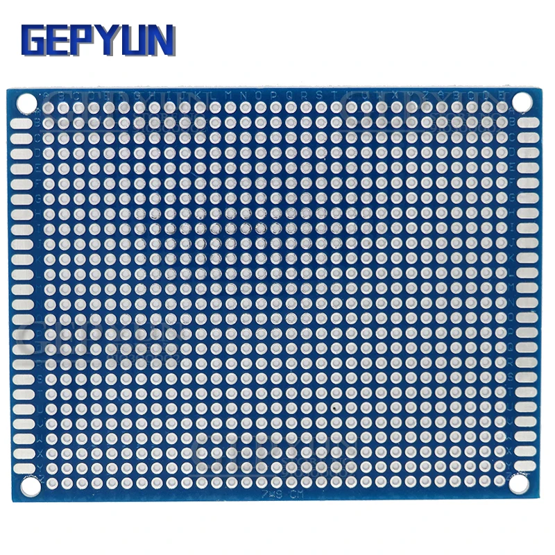 1 stücke 2x8cm 3x7cm 4x6cm 5x7cm 7x9cm Doppel Side PCB Board Gepyun Universal Printed Circuit Board Für Arduino Experimentelle BLAU