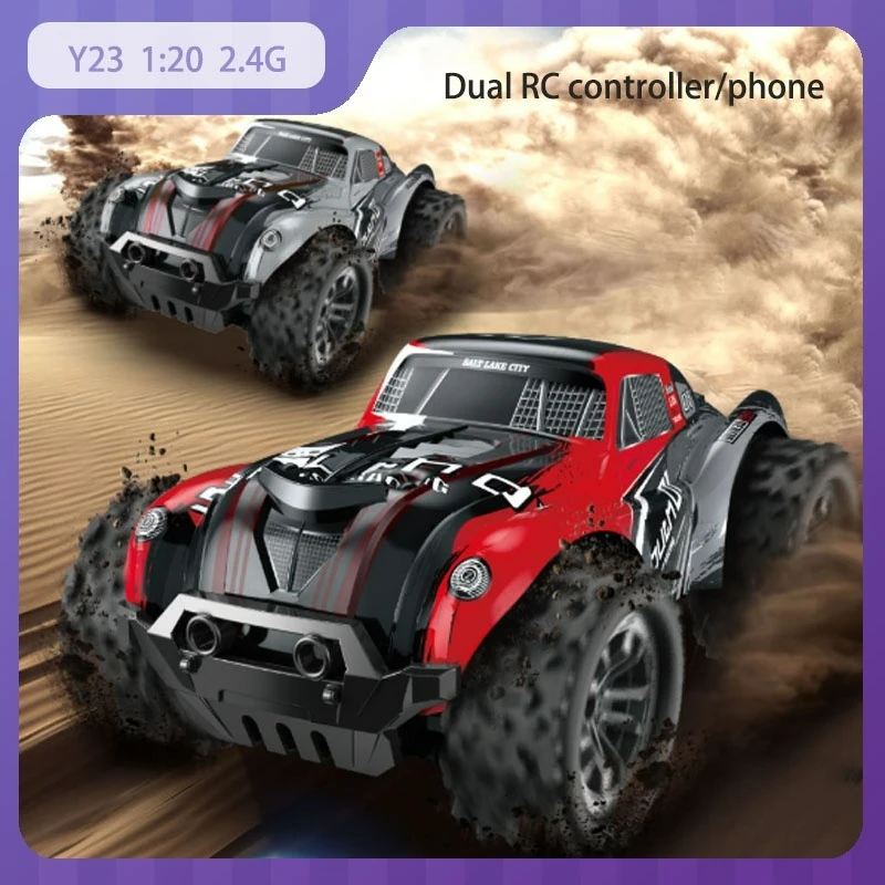 

Y23 Двойные радиоуправляемые автомобили 1/20 2,4G, высокоскоростной дрифт, радиоуправляемый автомобиль, сопротивление землетрясению, предотвращение столкновений, длительный срок службы батареи, Рождественский подарок
