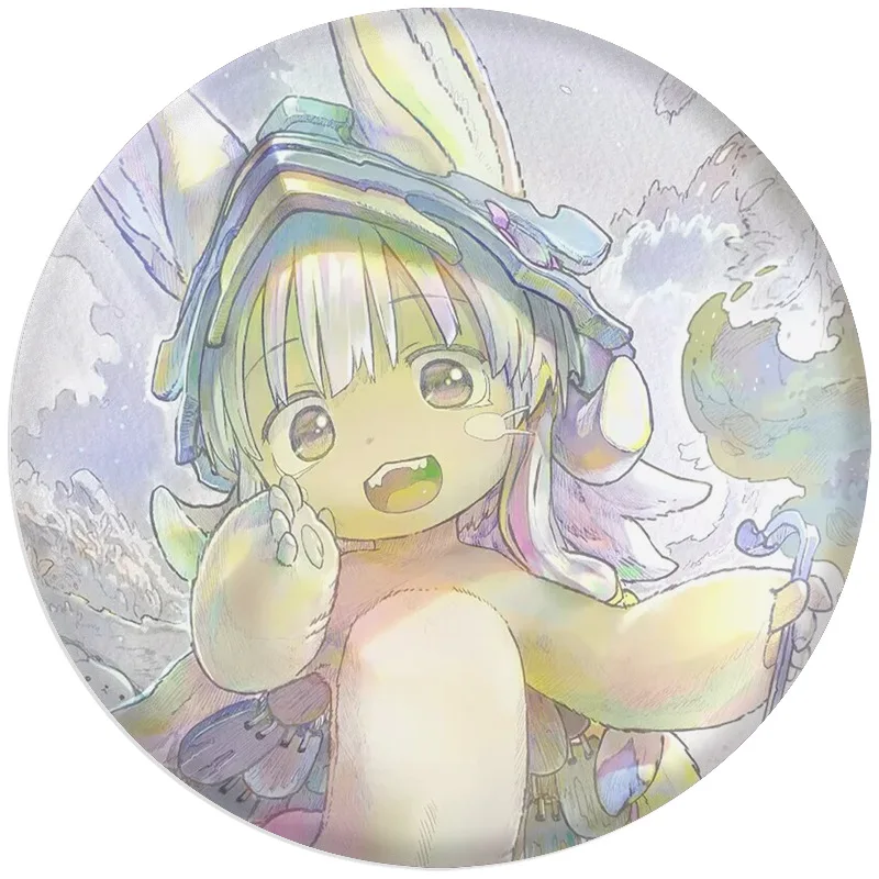 Made in Abyss Riko 58mm pins for bag iron badges round button