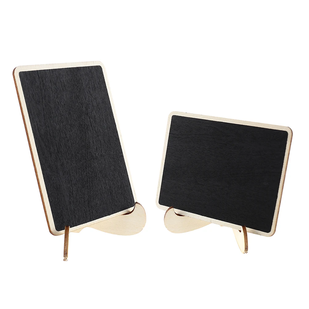 

20 Pcs Small Blackboard Display Mini Chalk Boards Signs Message Weddings Table Number Chalkboard