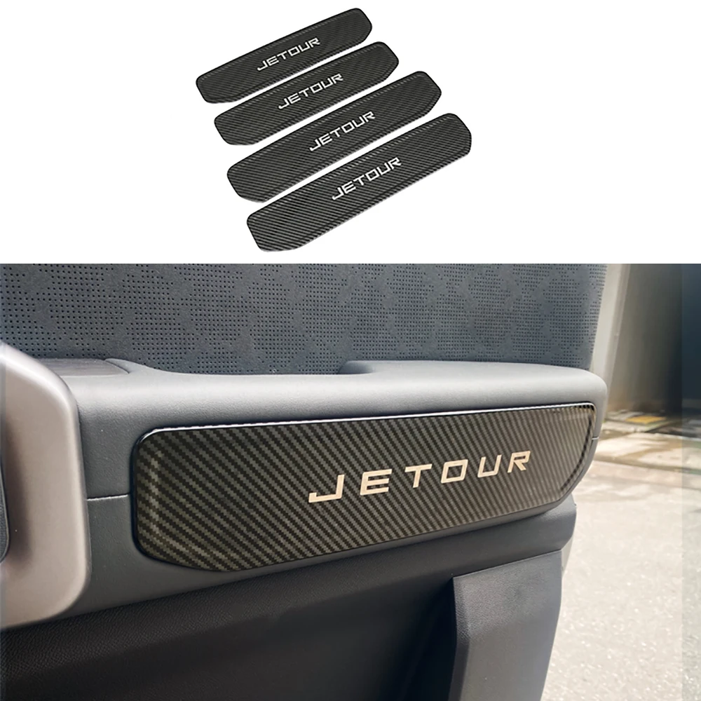 

Car Stainless Steel Inner Door Handle Panel For Chery Jetour Traveler T2 2023 2024 2025 Decorative Cover Modified Accessories