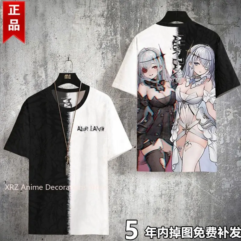 

Azur Lane HMS Cheshire футболки для детей аниме мультфильм рубашка с короткими рукавами для мальчиков и девочек летняя мода топ детская одежда подарки