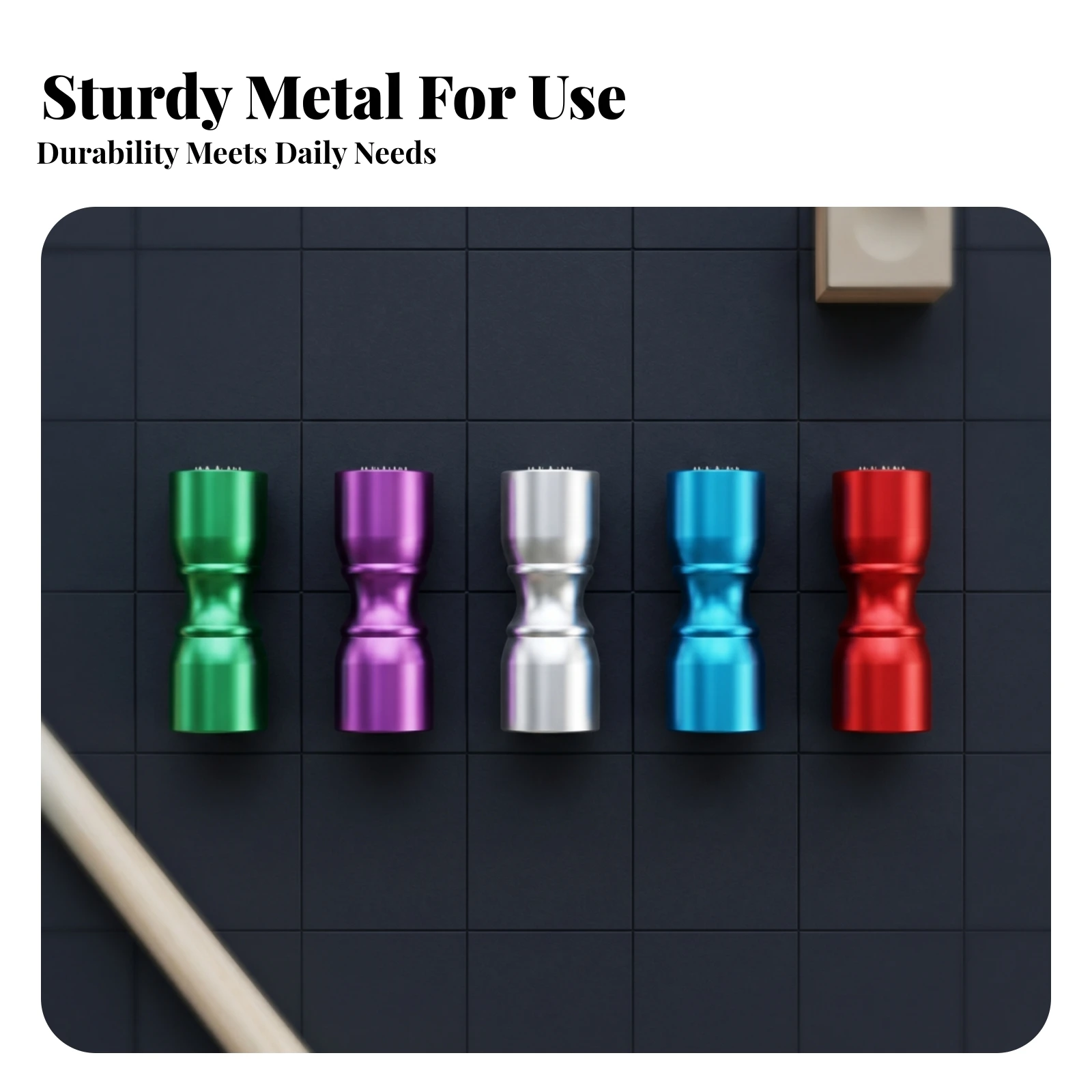 Smooth Silver-Toned Finish Cue Tip Repair Tool Pool Stick Maintenance Tool Billiard Cue Tip Shaper Machined Sports Accessory view 2