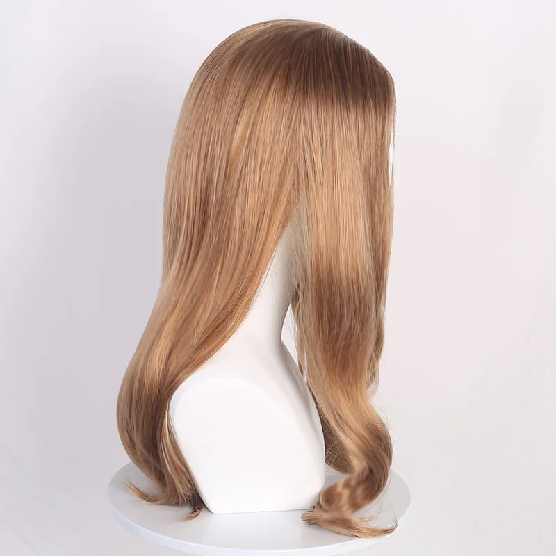 Megan Cosplay Costume Wig M3GAN AI Doll Robots Megan Long Hair Heat Resistant Synthetic Halloween Role Play Wig