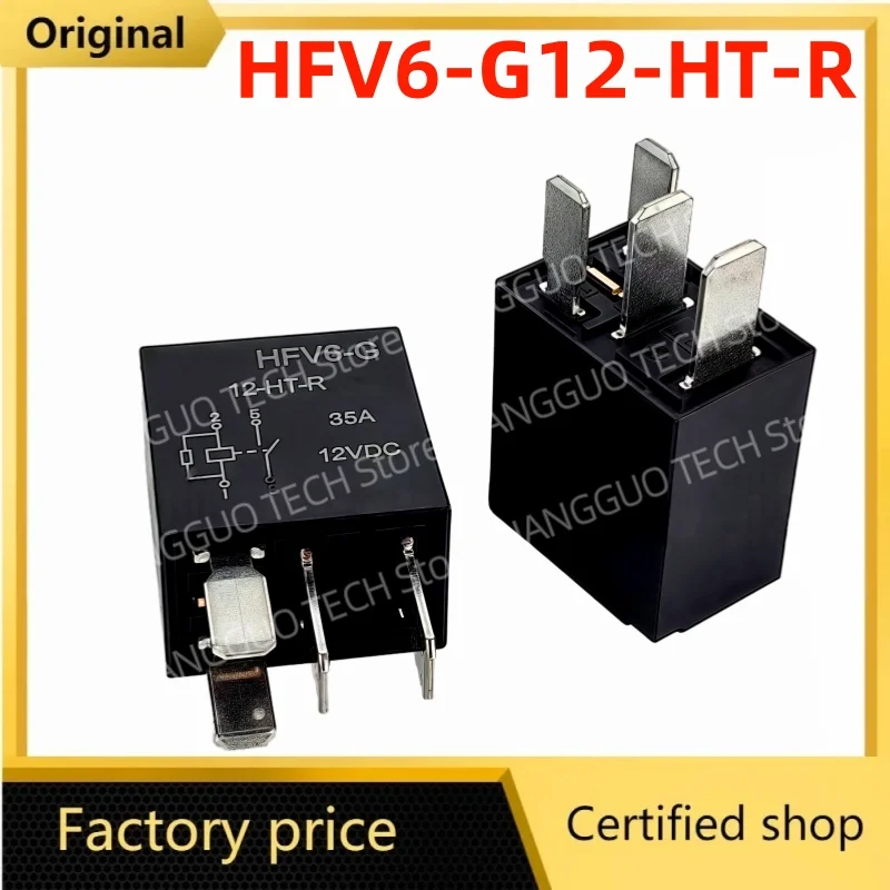 2PCS 5PCS/LOT Brand new and original HFV6-G 12-HT-R 12V 35A 12VDC 4-PIN group normally open Car air conditioning fan light relay