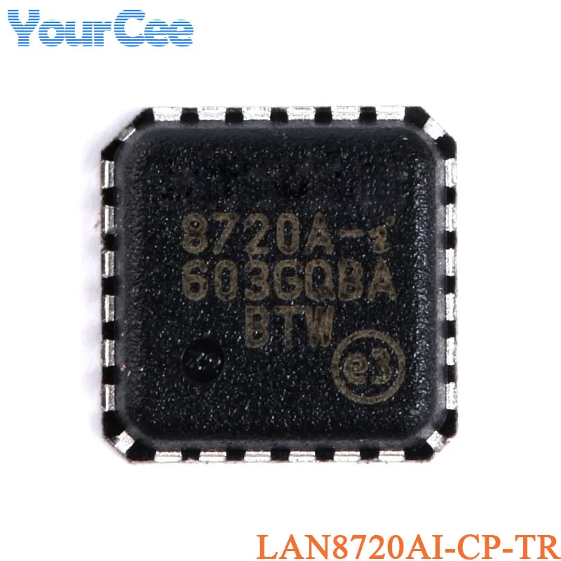 10PCS/1PC LAN8720AI-CP-TR LAN8720 LAN8720AI QFN-24 Embedded Peripheral Chip