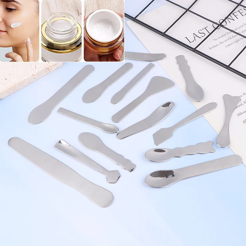 1Pcs Face Spatula Massager Eye Cream Spoon Stick Skincare Beauty Tool Makeup Applicator Cosmetic Instrument Mini Scoop