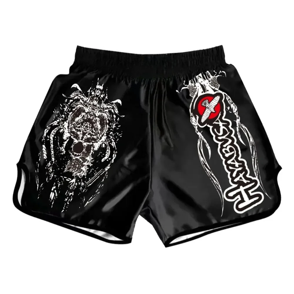 

25-26 New MMA Boxing Trunks Training Fighting Sanda Martial Arts Hall Muay Thai Fitness Shorts