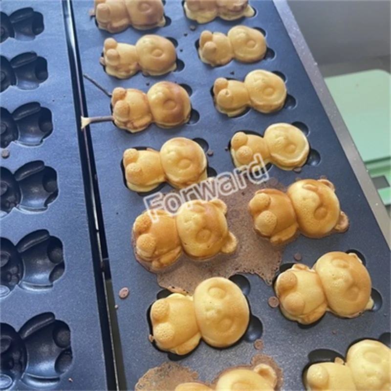 4 Shapes Sea lions Seals Penguins Polar Bears Waffle Bread Baker Machine Mini Teddy Bear Mould Waffle Maker