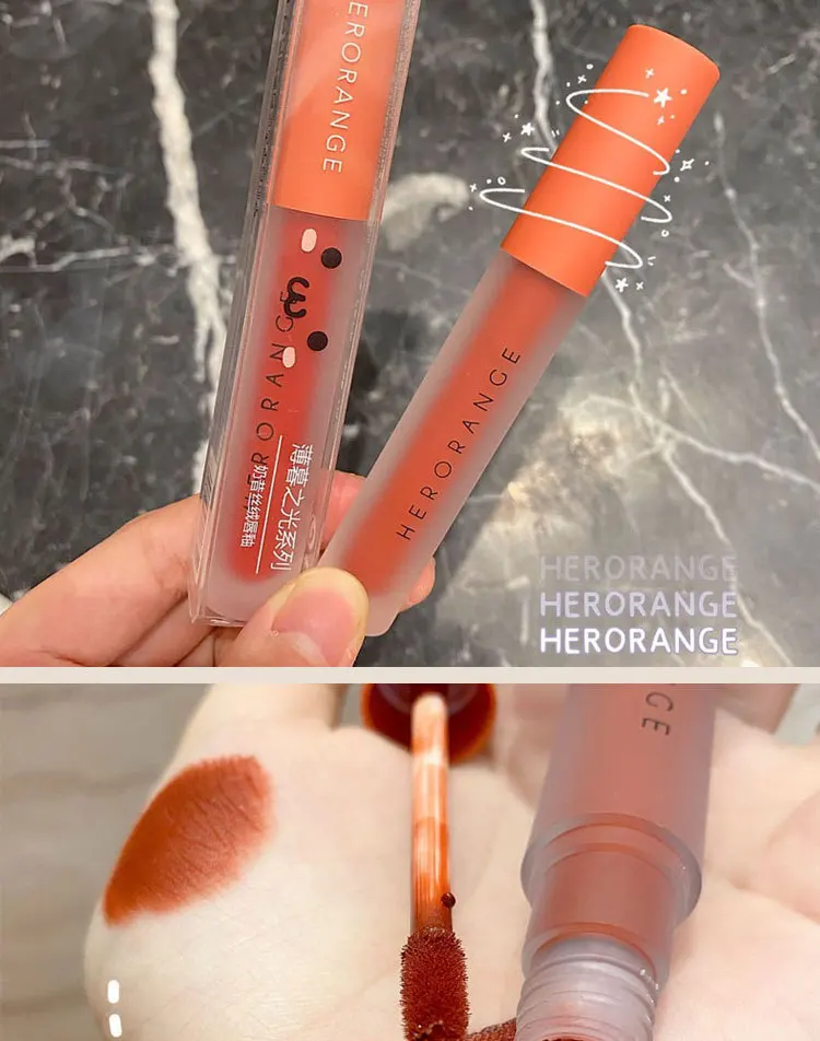 Milkshake Velvet Lip Gloss - Air Matte Non-Stick Formula, Whitening Lip Clay with Velvety Smooth Cup Effect