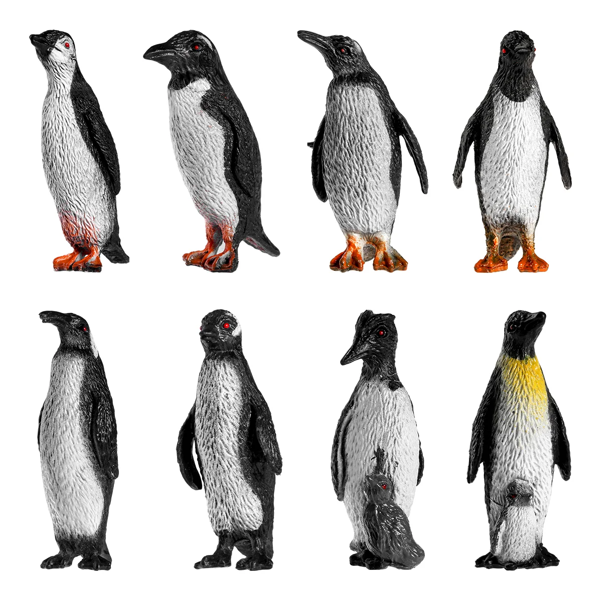 Penguin Model Toy for Preschool Kids Kit Toys Toddler Figure Mini Desktop Statue