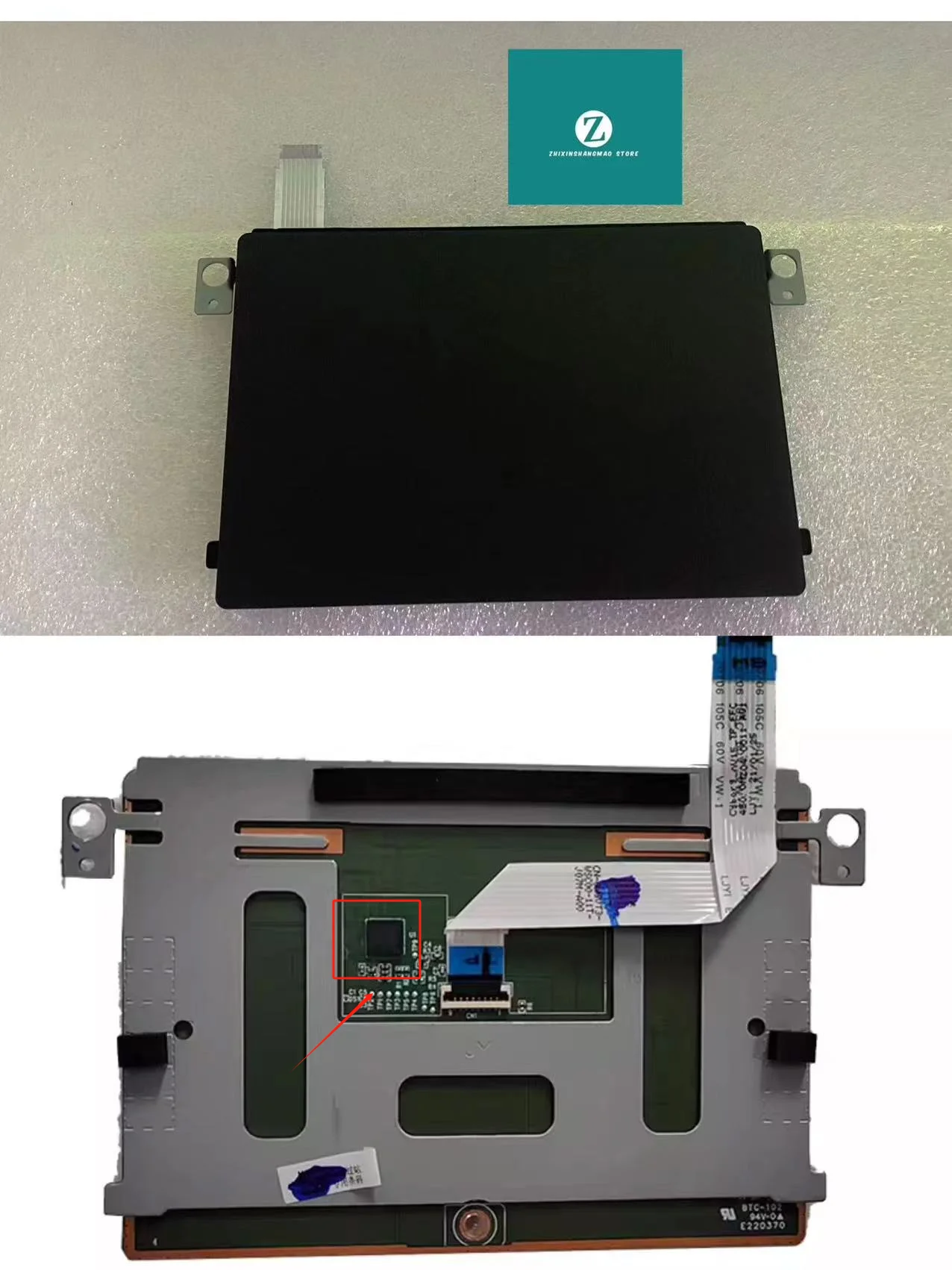 Imagem -05 - Genuíno para Dell Inspiron 15pro 5510 5515 Touchpad Trackpad Placa com Cabo