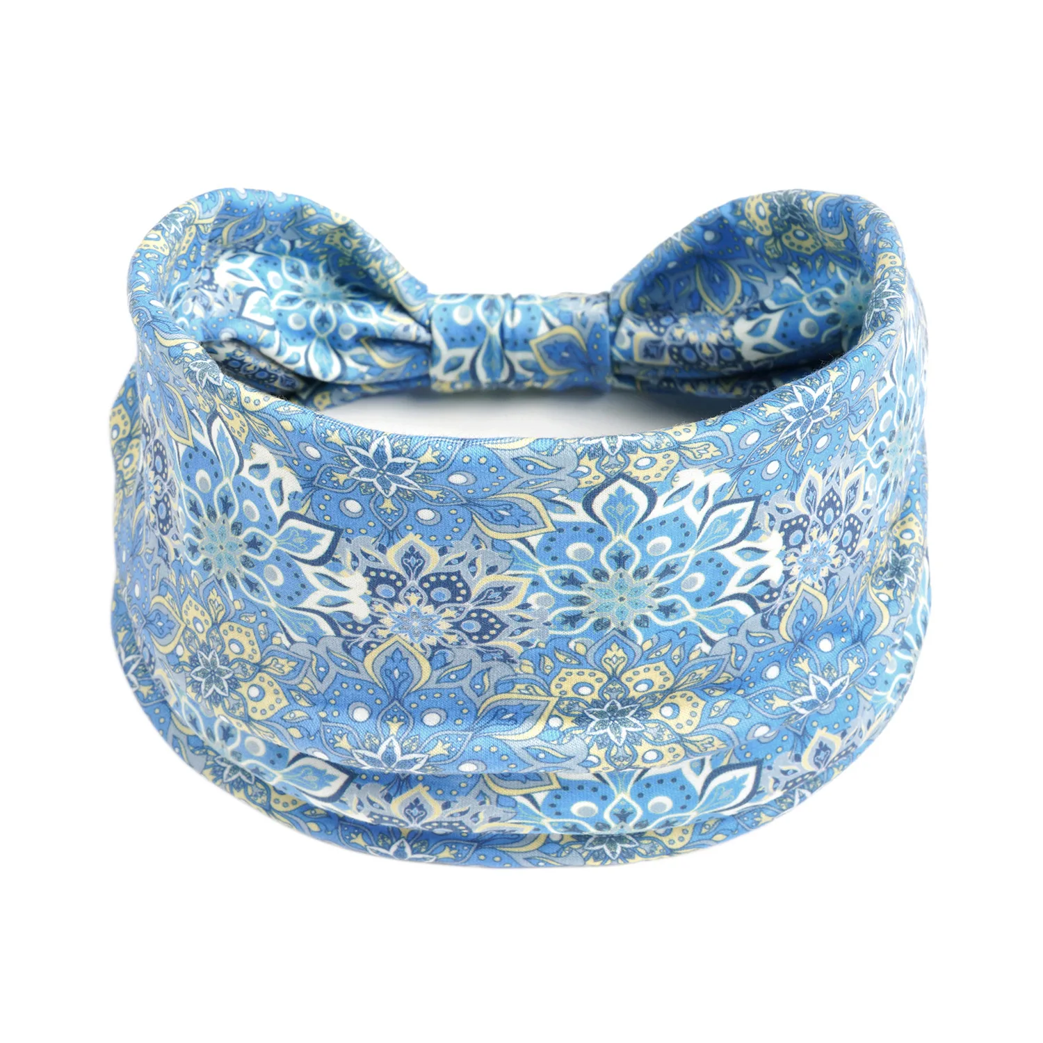 Damen-Stirnband, breit, um das Haar gewickelt, extra großes Kopftuch-Stirnband, für Yoga, Laufen, Schweißabsorption, Sport, elastisches Stirnband – Detail 29