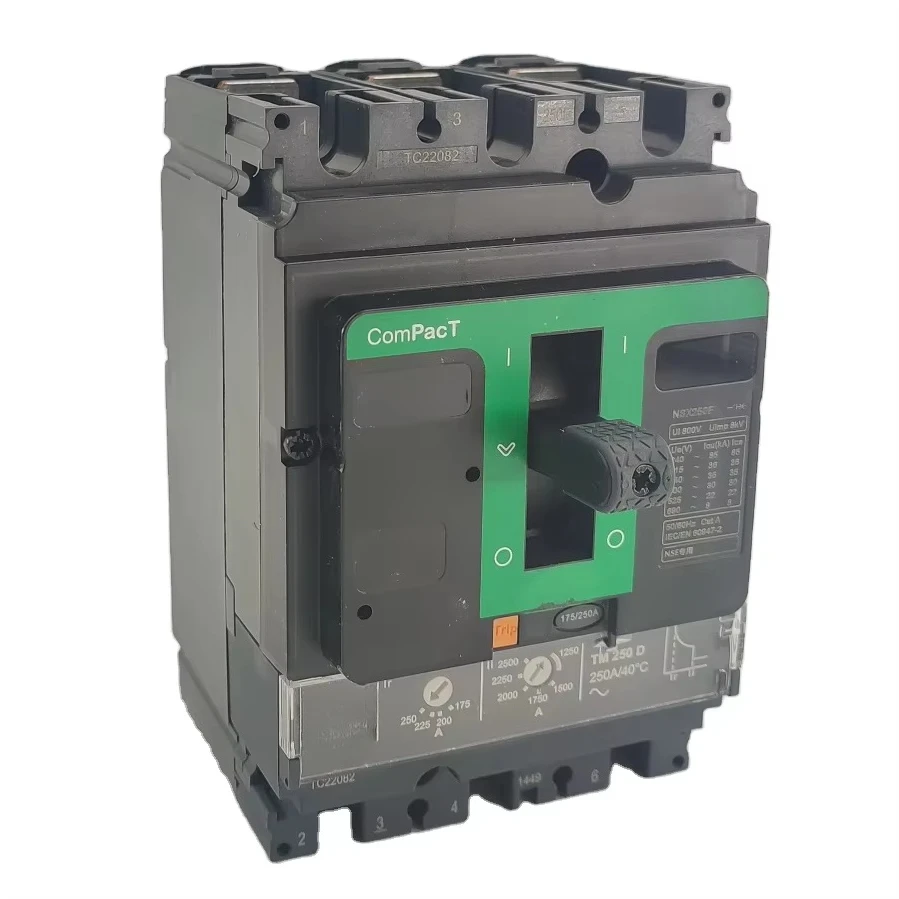 NSX 3P 4P NSX250F 36kA Trip Unit TMD C25F3TM125 C25F3TM160 C25F3TM200 C25F3TM250 C25F4TM125 C25F4TM160 C25F4TM200 C25F4TM250