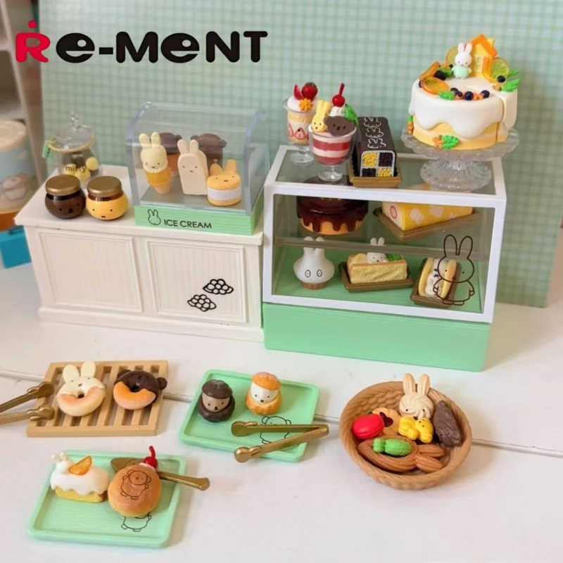 الأصلي إعادة النعناع ميفي أرنب الحلوى والحلوى متجر مصغرة اللعب منزل صندوق أعمى زخرفة أنيمي نموذج لجسم اللعب الهدايا