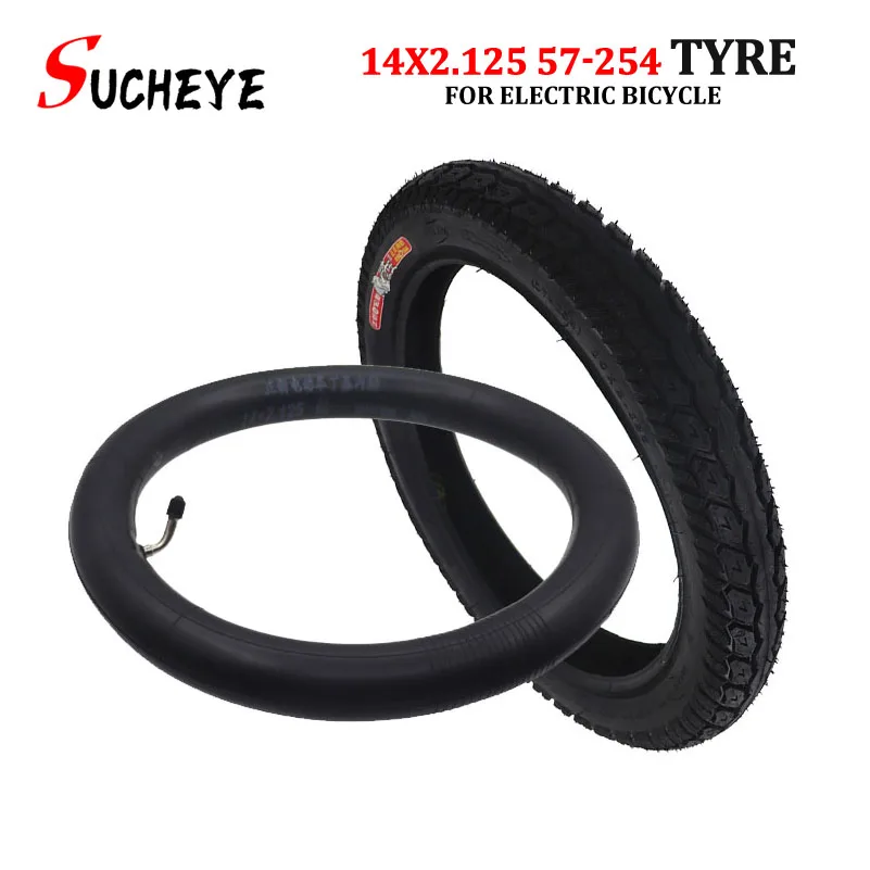 14 Inch Tire  X 2.125 (57-254 )Tyre Inner Tube Fits Many Gas Electric Scooters and E-Bike *2.125