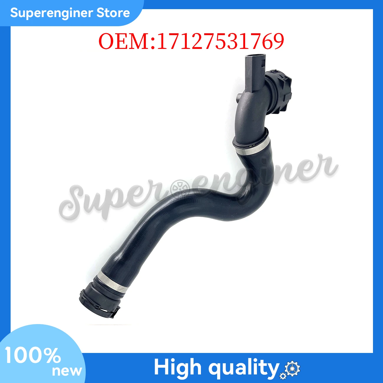 17127531769 Lower Radiator Coolant Hose for BMW X1 E90 E88 318i 320i 2005-2015