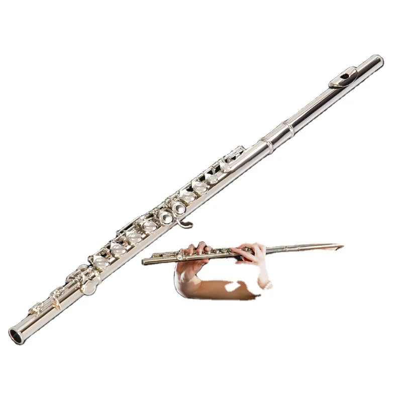 16 Closed Holes Flute C Key Flute Concert Performance Professional Woodwind Instruments Transverse Flute With E Key for novice