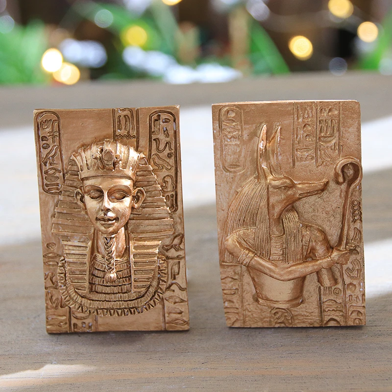 Cake Fondant Mold Aromatherapy Gypsum Decoration Egyptian Pyramids Pharaoh Sphinx Shape