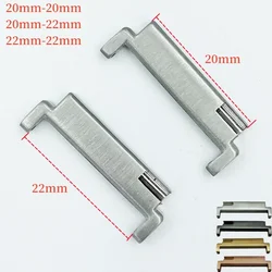 20/22mm Metal Connector for Samsung Galaxy Watch 3 Strap 41mm 45mm Quick Release Pins Adapter Smart Watch Strap Accessories