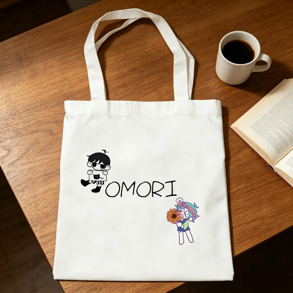 Omori tote bag shopper shopping totebag reusable torba na zakupy femme
