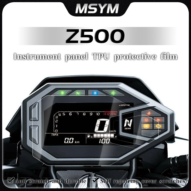 Dashboard Screen Protector Film Motorcycle Instrument Protective Accessories For Kawasaki Z500 Z 500 z500 z 500 2024