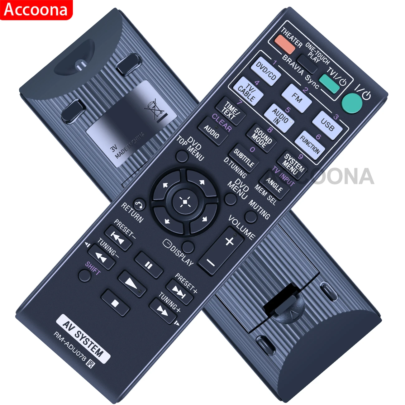 RM-ADU078 New Remote for Sony AV System DAV-TZ710 HBD-DZ170 HBD-DZ171 HBD-DZ175