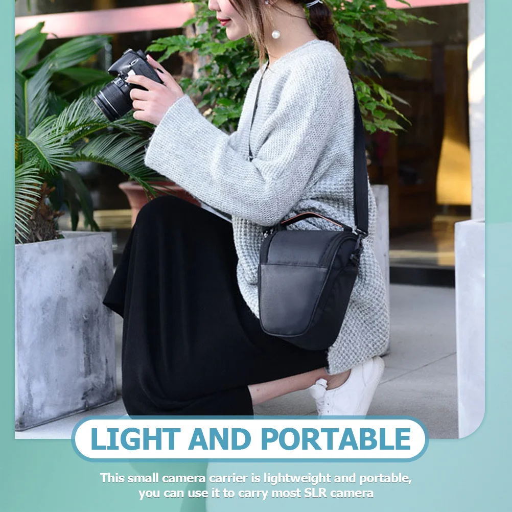 

Compact Camera Bag Made of Nylon and Polyester Lightweight Dslr Shoulder Sling Case for Photography Travel Small Camera Bag
