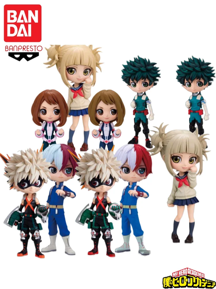 Oryginalny Bandai Banpresto My Hero Academia Himiko Toga Wielokrotna Postać Anime Q Posket Seria Model Prezent Dostępny — 2