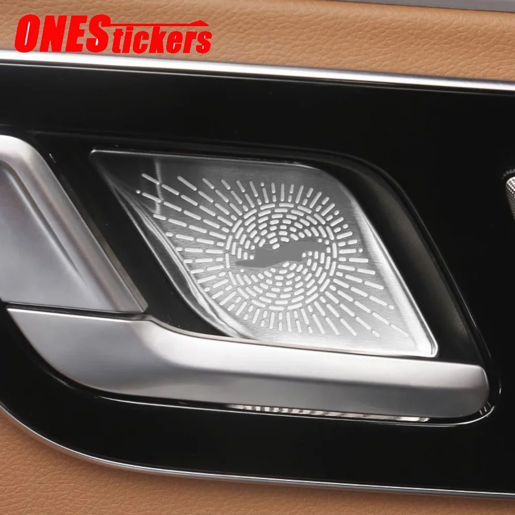 Akcesoria samochodowe Wewnętrzna osłona klamki drzwi Cekinowa osłona do Mercedes Benz E C S GLC EQE EQS Class W214 W206 X254 W223 V295 V297