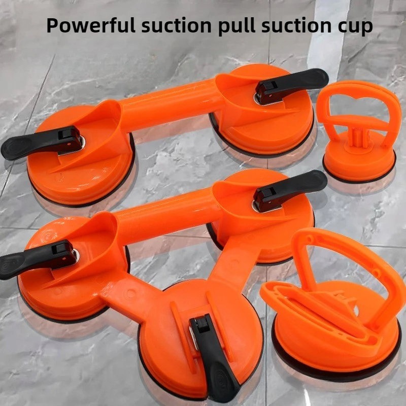 Powerful Suction Cup Tile Ceiling Remover, 2/3-Claw Gripper, Thick ABS Anti-Slip Lock, Easy Pull & Fix for Heavy Panels