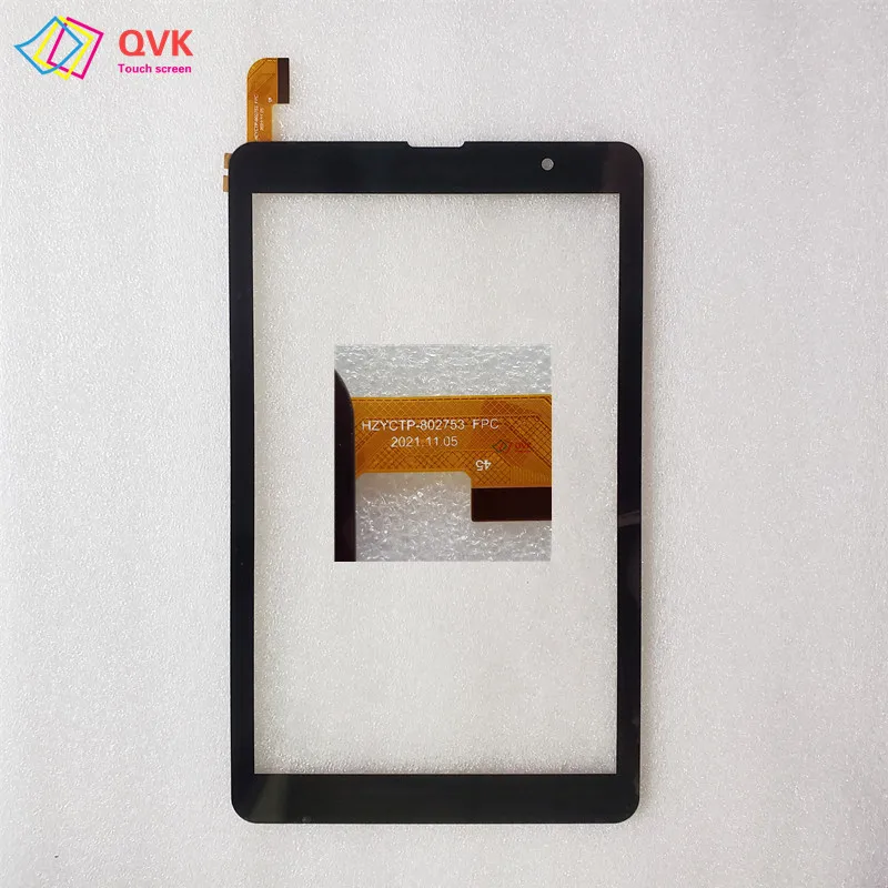 8Inch New Black P/N HZYCTP-802753 FPC Tablet Capacitive Touch Screen Digitizer Sensor External Glass Panel