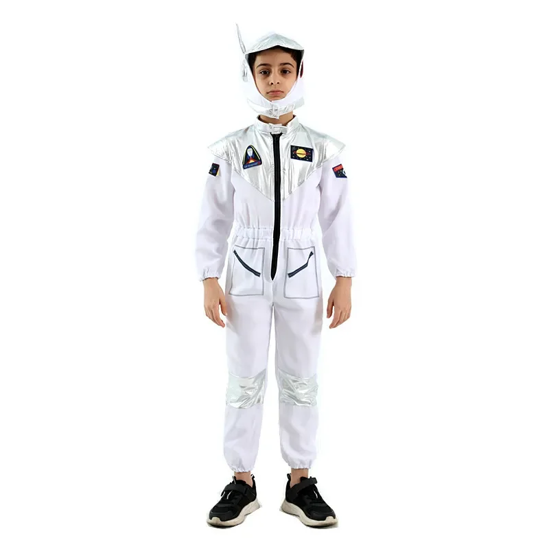 Christmas New Year gifts for boy white space suit costume cosplay astronaut uniform Halloween Kid costume Cosplay Costume