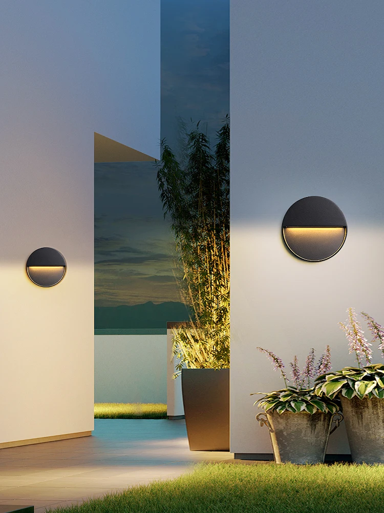 

Modern Outdoor Waterproof Wall Lamp IP65 Suitable For Villa Garden Porch Decoration Lamp Staircase Wall lamp Outdoor Desk lamp