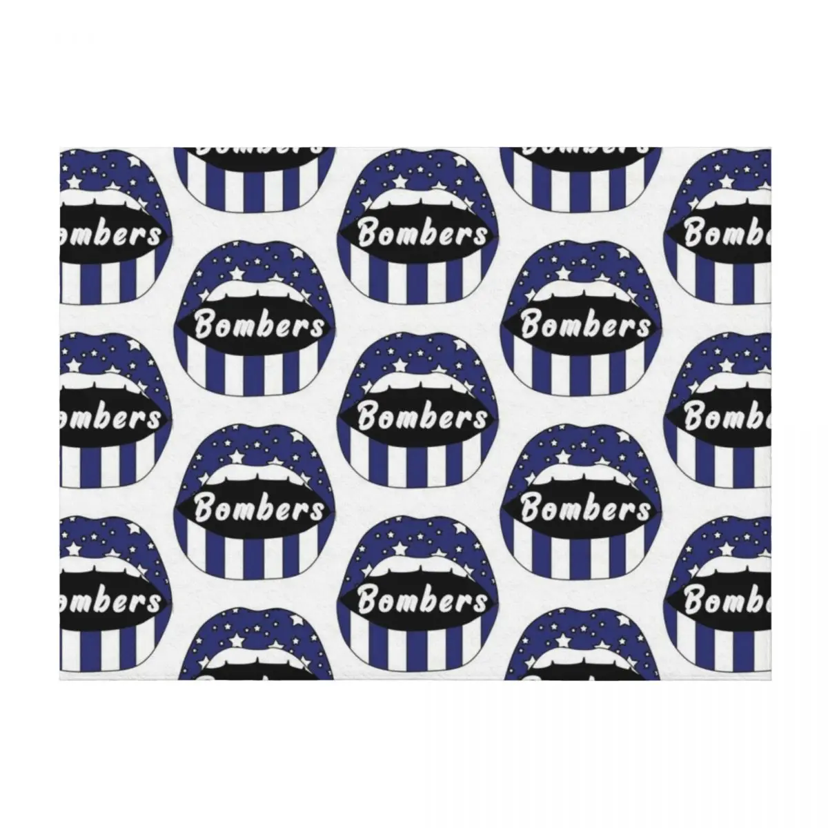 

Ithaca Bombers Lips! Throw Blanket christmas gifts Decorative Sofas Bed Plaid Blankets