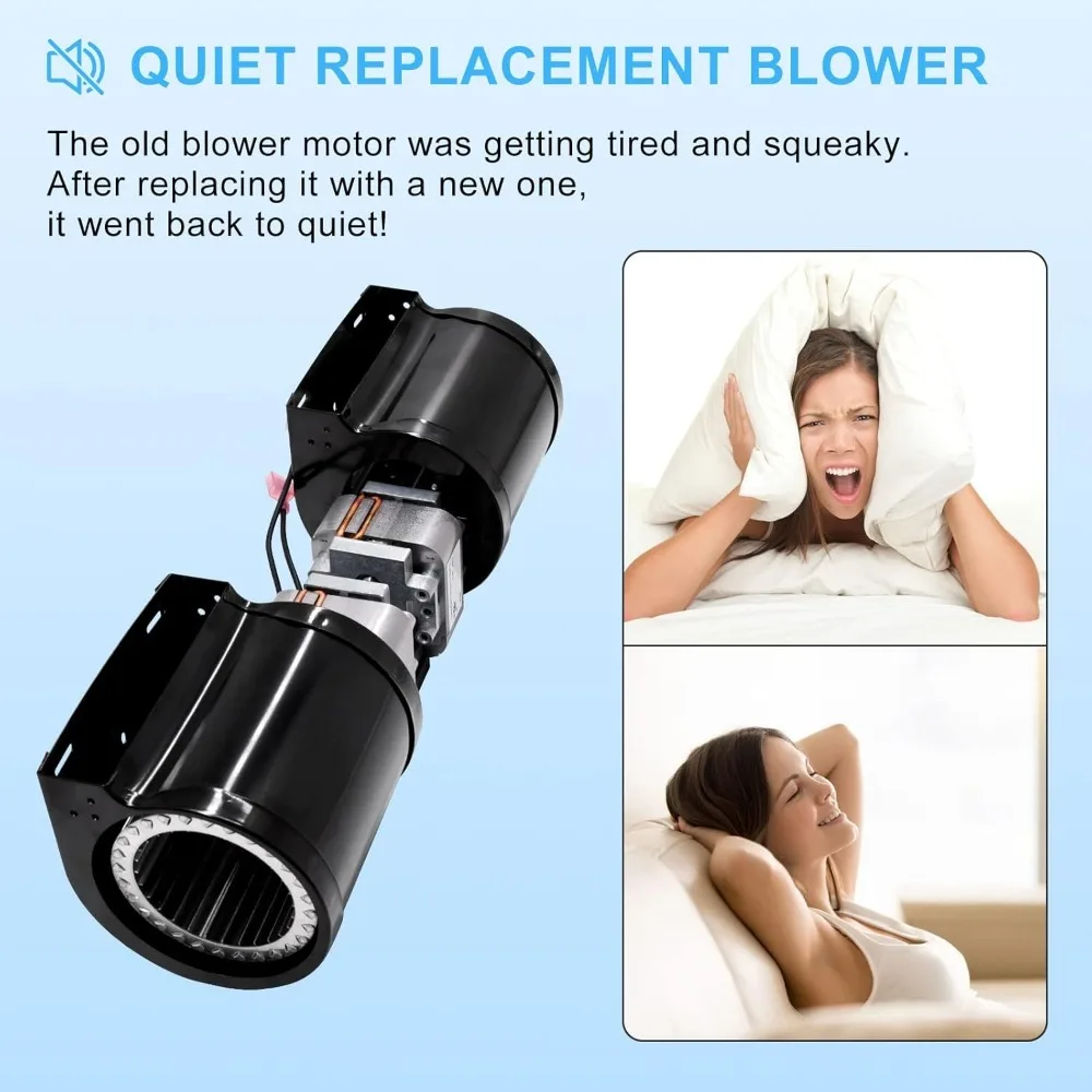 حار بيع - محرك منفاخ بديل لـ Lopi Freedom Bay&Freedom II&A Answer&Revere، Avalon Olympic 1190 Wood Stove Insert-NEW #3