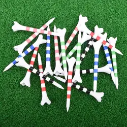 20 pz 70mm 83mm Golf Tees supporto per palline da Golf plastica breve Golf Tees ausili per l'allenamento Tees in plastica Golfs accessori Golfs forniture