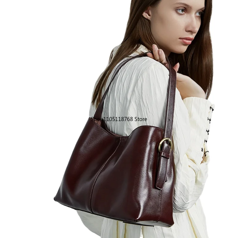 

Женская сумка на плечо, роскошная дизайнерская женская сумка-тоут из натуральной кожи, сумки высокого качества из воловьей кожи, женская сумка через плечо